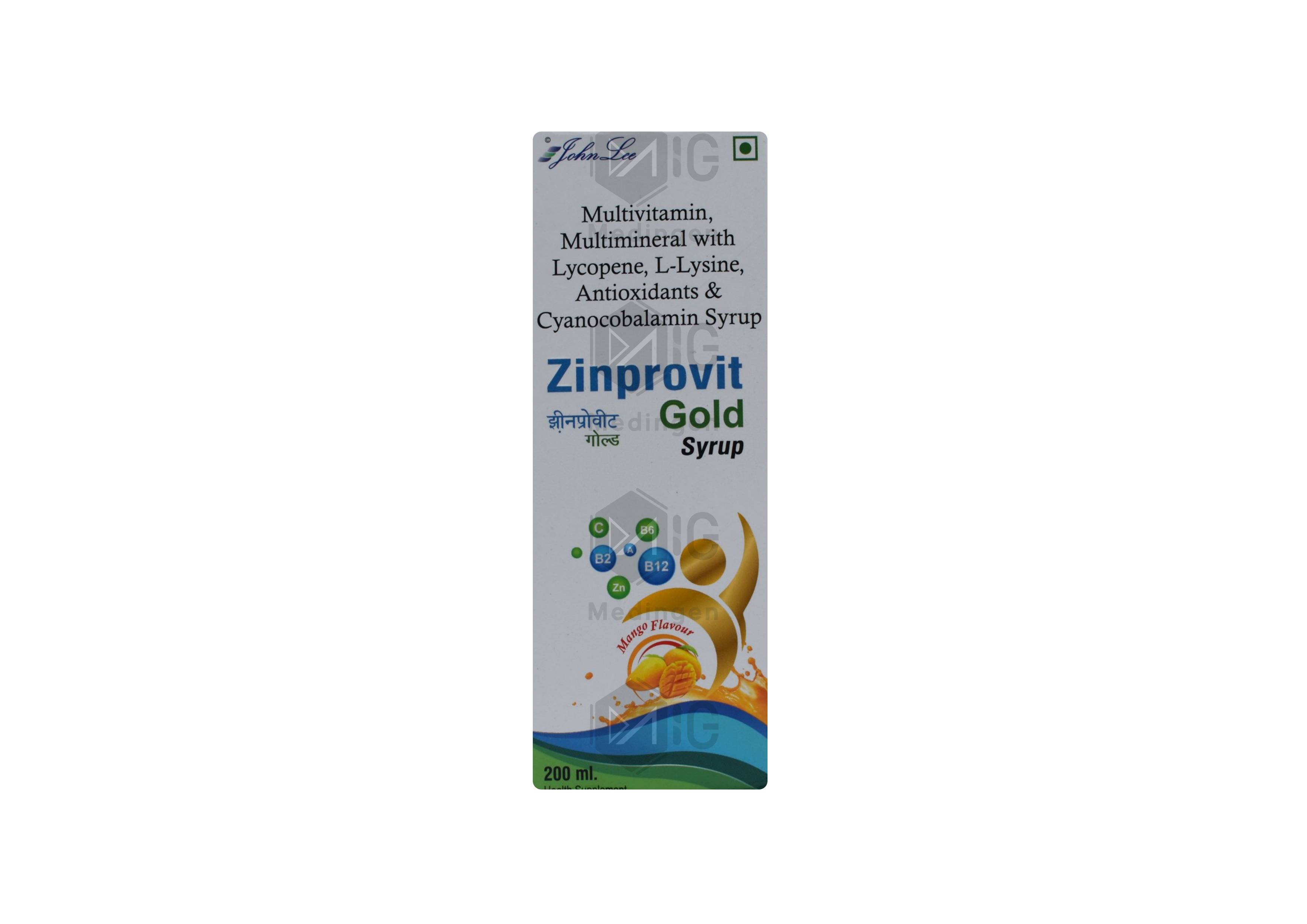 ZINPROVIT GOLD SYRUP